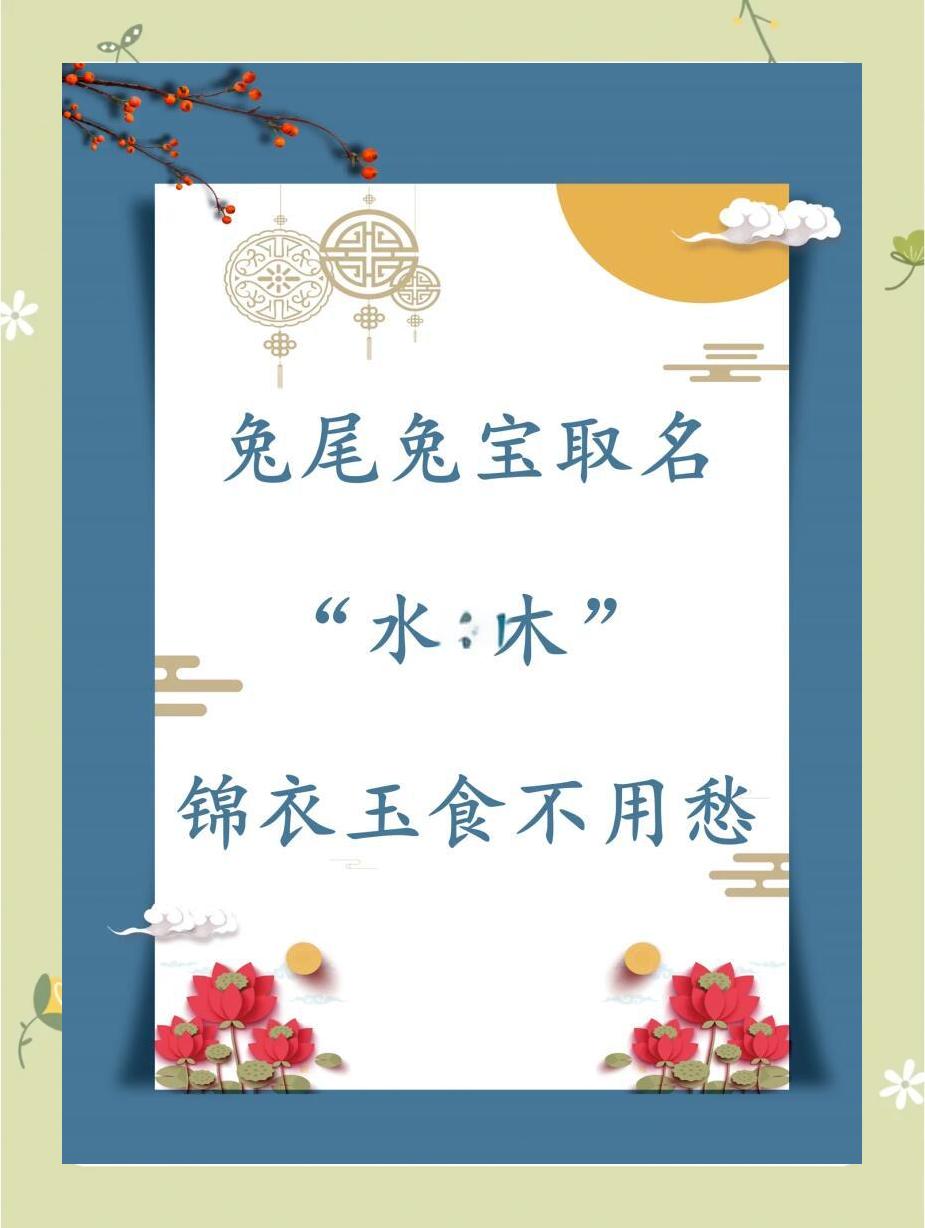 2011兔宝宝起名