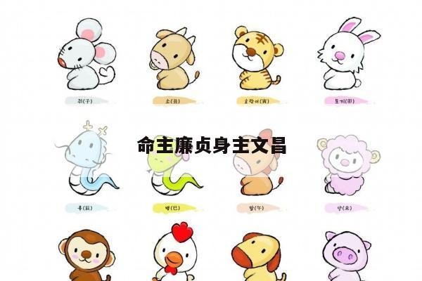 命主廉贞身主文昌
